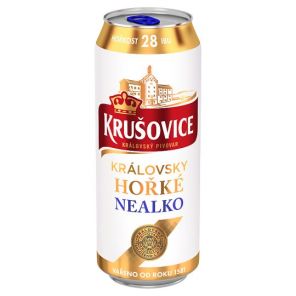 Krušovice Hořké nealko plech 0,5l